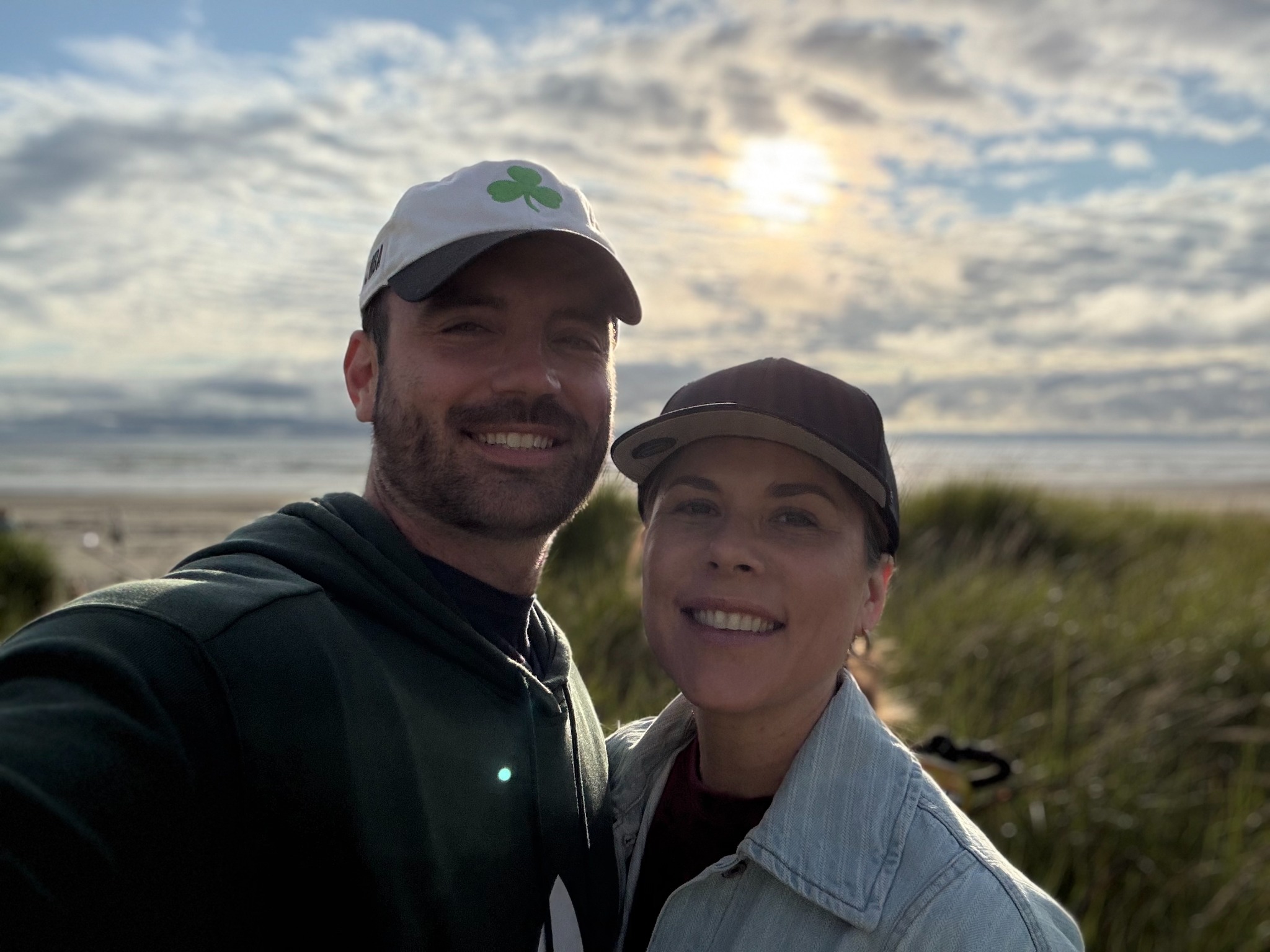 Sunset by the coast